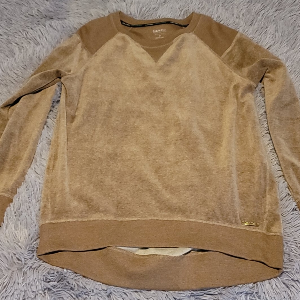 Calvin Klein velour long sleeve
